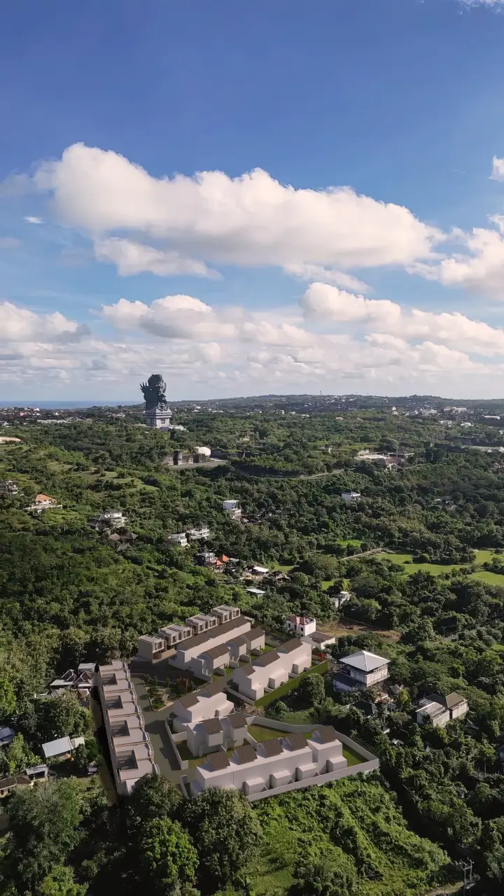 Jimbaran Hill Aerial View - Luxury Villa Location