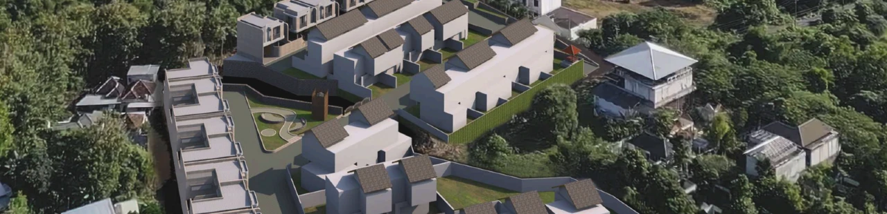 Jimbaran Hill Masterplan Aerial View