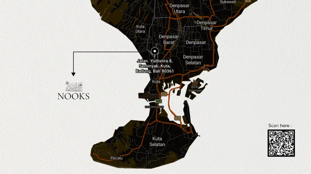 Nooks Location Map